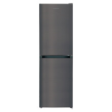 Statesman F01754LFX Freestanding 50/50 Fridge Freezer Low Frost with 4 Freezer Compartments, Dark Inox