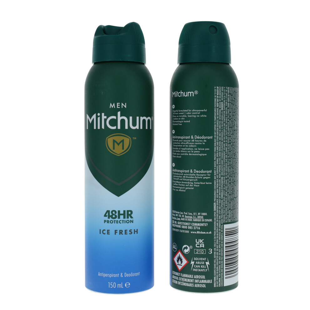 Mitchum Men Ice Fresh Antiperspirant & Deodorant 150Ml Spray