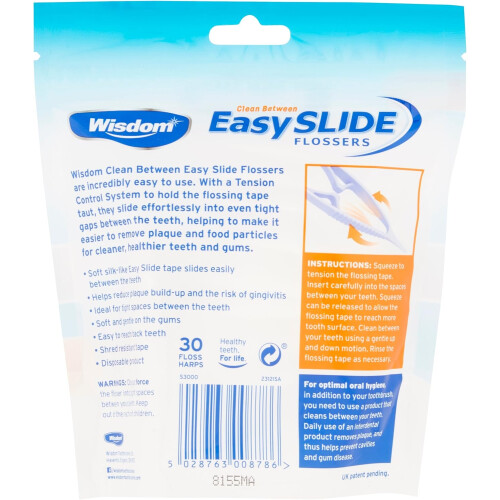 Wisdom Wisdom Easy Slide Flossers and Floss Picks 30s 1
