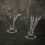 (2) Ice Cream Dessert Bowl Glassware Serving Dish 8