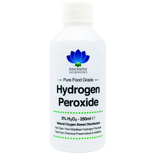 3% Food Grade Hydrogen Peroxide 250ml Unstabilized and Additive Free