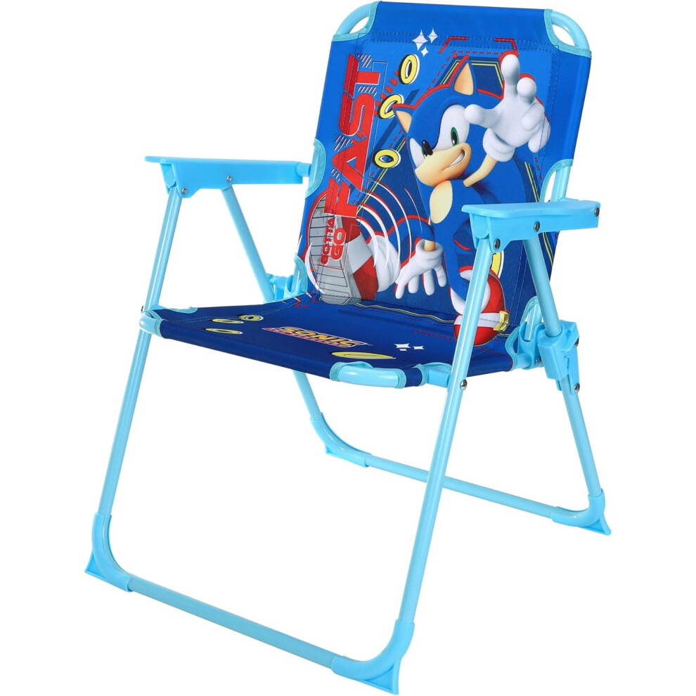 Sonic The Hedgehog Kids Camping Beach Foldable Garden Deck Chair