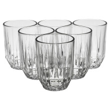 (250ml) Glass Drinking Whiskey Tumblers Cups