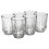 URBN Living (250ml) Glass Drinking Whiskey Tumblers Cups 4