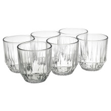 (300ml) Glass Drinking Whiskey Tumblers Cups