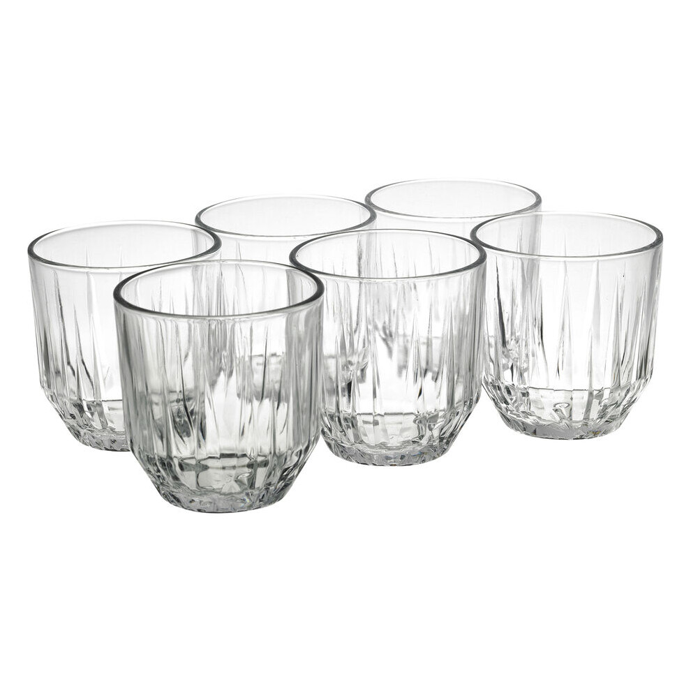 (300ml) Glass Drinking Whiskey Tumblers Cups