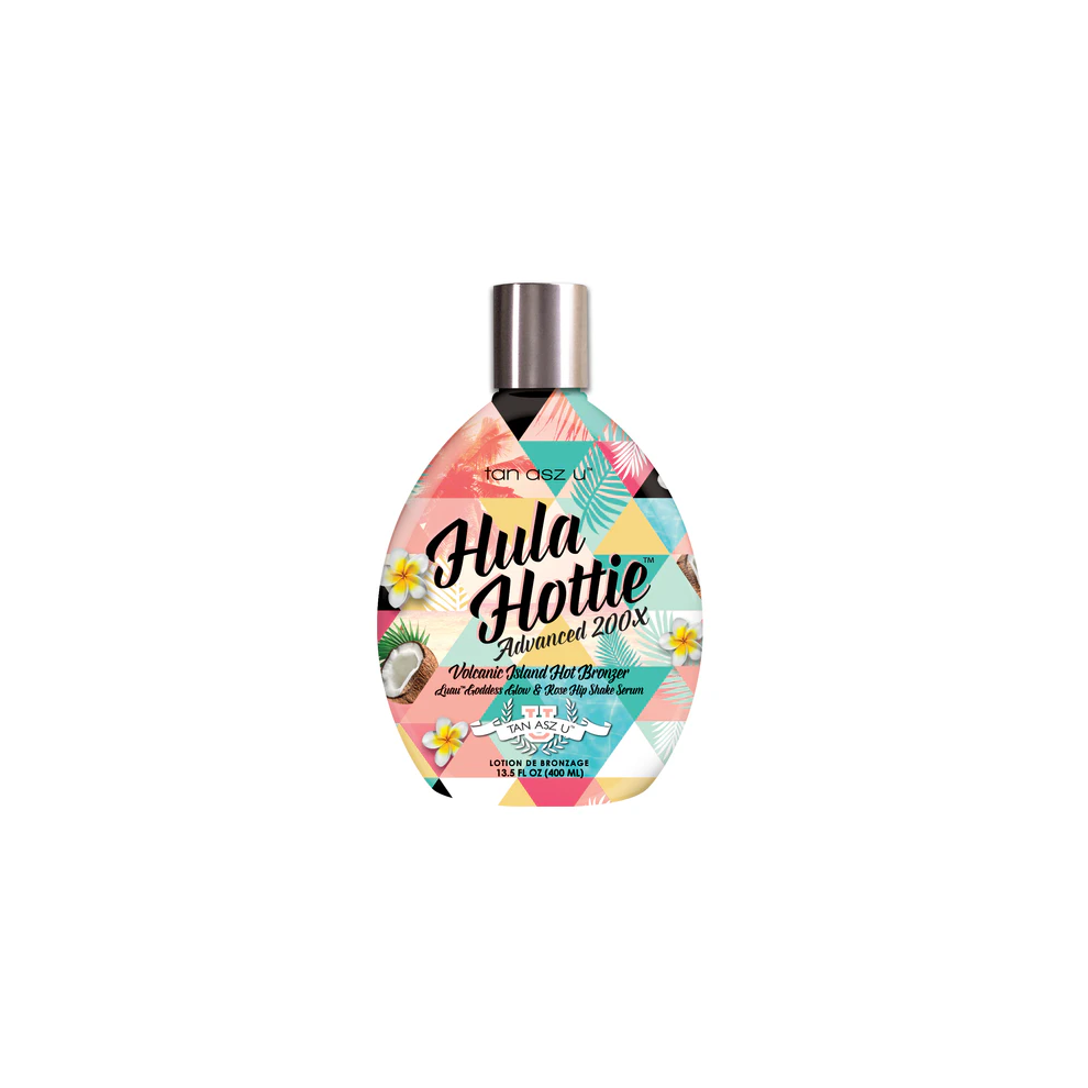 Tan Asz U Hula Hottie Tanning Lotion Volcanic Island Super Tan Accelerator Bronzer 400ml