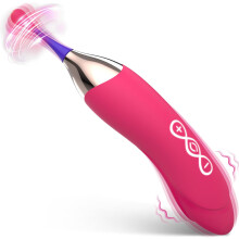 Rechargeable High-Frequency Bullet Vibrator for Women, 7 Modes, Quiet Clitoral & G-Spot Stimulator, Waterproof