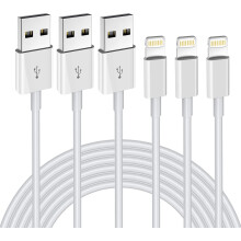 iPhone Charger 3Pack 6FT MFi Certified Lightning Cable Fast Charging Cords Apple Charger Compatible with iPhone 14 13 12 11 XS XR X Pro Max Mini 8 7 6