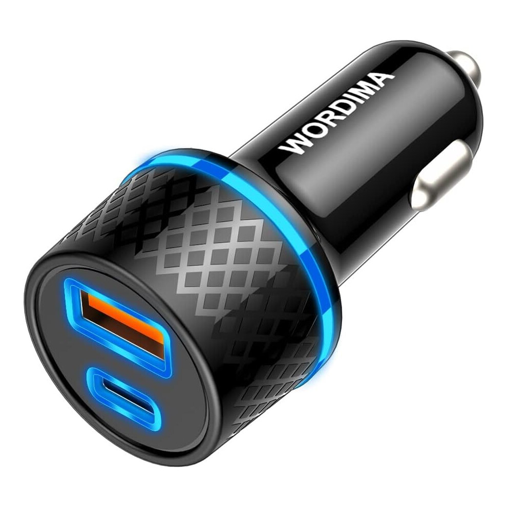 Usb Car Charger, Usb C Car Charger Pd20w/Pps20w & Qc3.0 18W/Scp22.5w Car Adapter, Compatible With Iphone13 Pro Max/Ipad Pro/Samsung/Google Pixel/Onepl 7386060609951