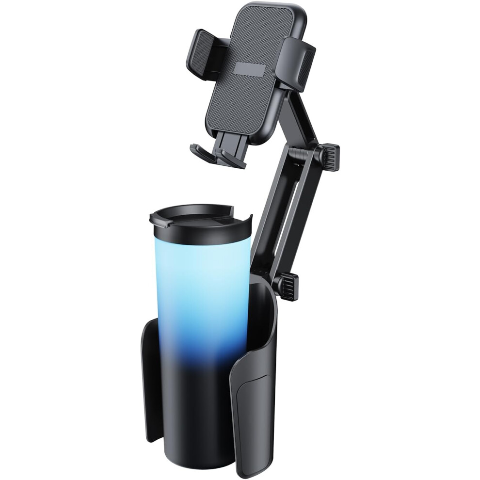 Car Cup Holder Phone Mount: [Bottle Friendly] Car Cell Phones Cup Stand Expander With Height Adjustable Arm Fit For Truck | Suv | Automobile Compatibl 7386060608138