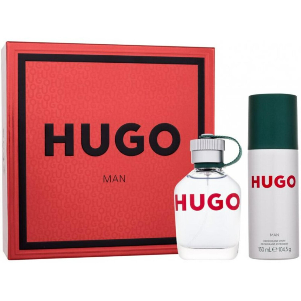 Hugo Boss Man Gift Set 75ml EDT & 150ml Deodorant Spray Gift Set