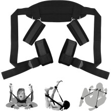 BDSM Bondage Set with 2 Handcuffs and 2 Ankle Restraints Bondage Set Restraints Sex Bed Restraints Sex Toy Extremely Sexy Toy
