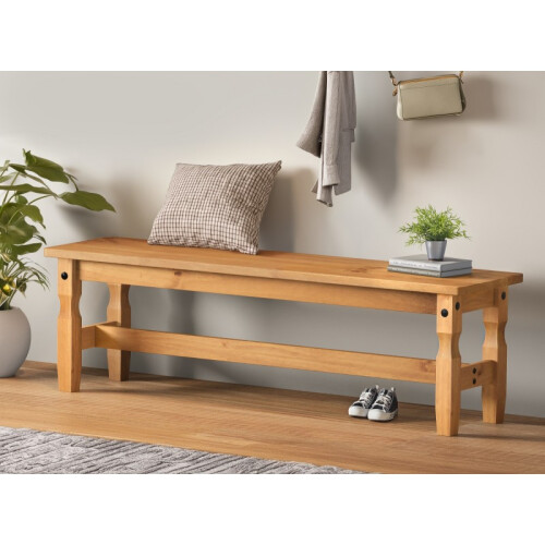 Mercers Furniture Corona 5'0" Dining Bench Solid Pine Furniture