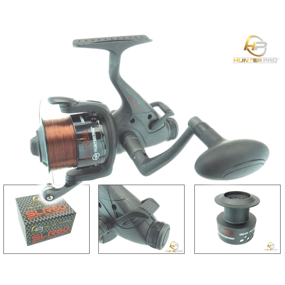 Hunter Pro SLR60 Baitrunner Reel & Spare Spool