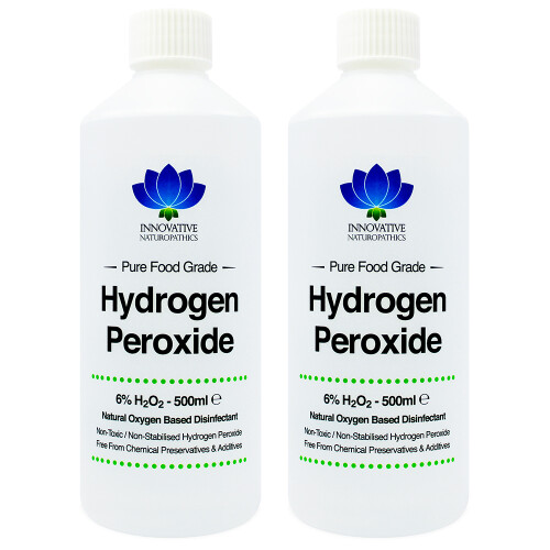 6% Food Grade Hydrogen Peroxide 1 Litre Unstabilized and Additive Free