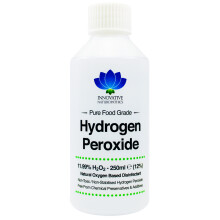 12% (11.99%) Food Grade Hydrogen Peroxide 250ml Unstabilized