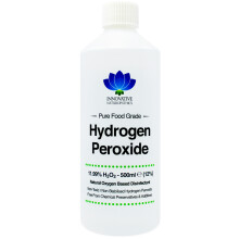 12% (11.99%) Food Grade Hydrogen Peroxide 500ml unstabilised