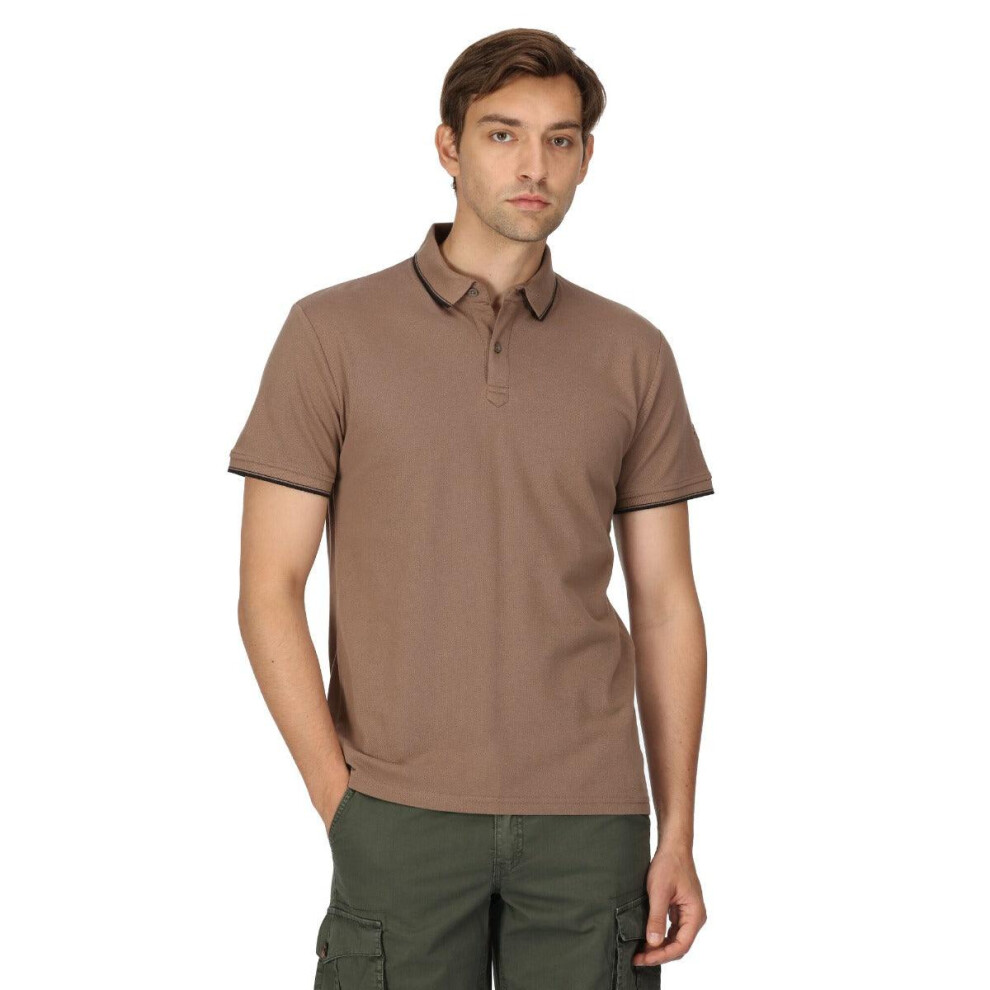 (XL) Regatta Tadeo Men's Polo Shirt - Mink