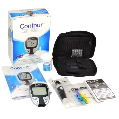 CONTOUR BLOOD GLUCOSE MONITOR/METER/PREMIUM/ BLACK EDITION 2