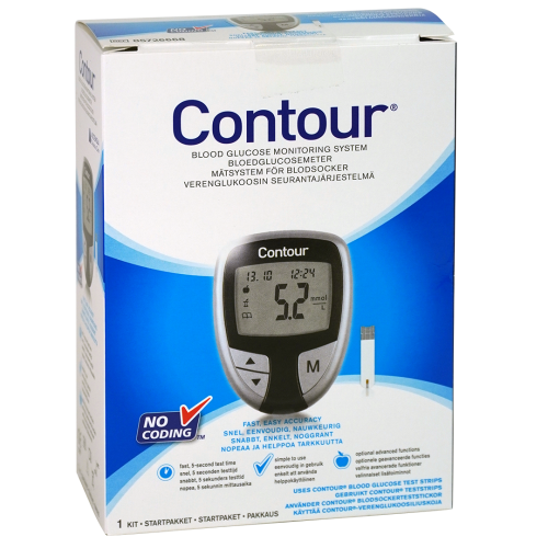 CONTOUR BLOOD GLUCOSE MONITOR/METER/PREMIUM/ BLACK EDITION
