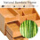 Homcom HOMCOM Organiser Holder Multi-Function Storage Caddy Drawers Natural Bamboo 4