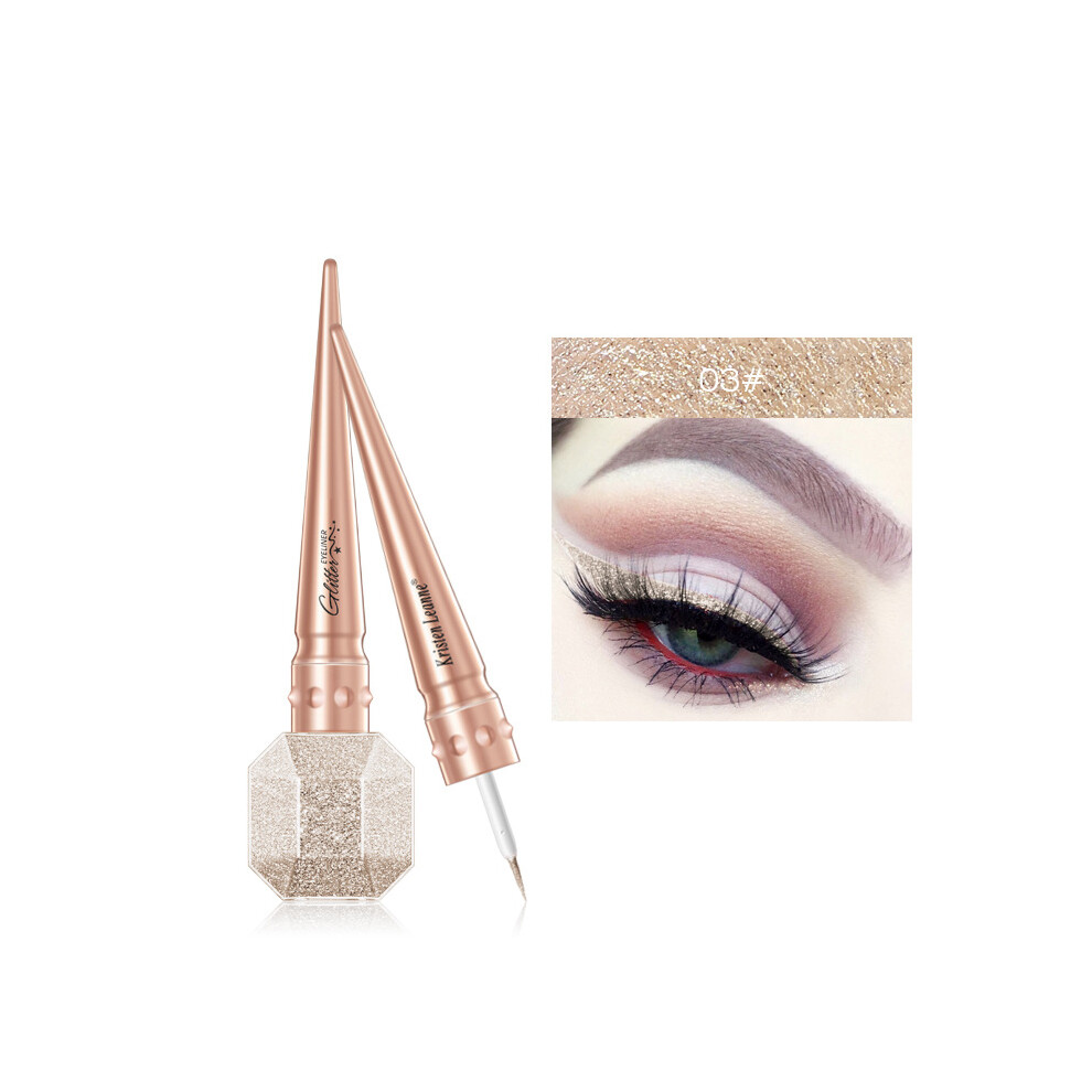 Not,Specified (03#) Pearlescent Shiny Eyeliner Makeup Eyeshadow Liquid