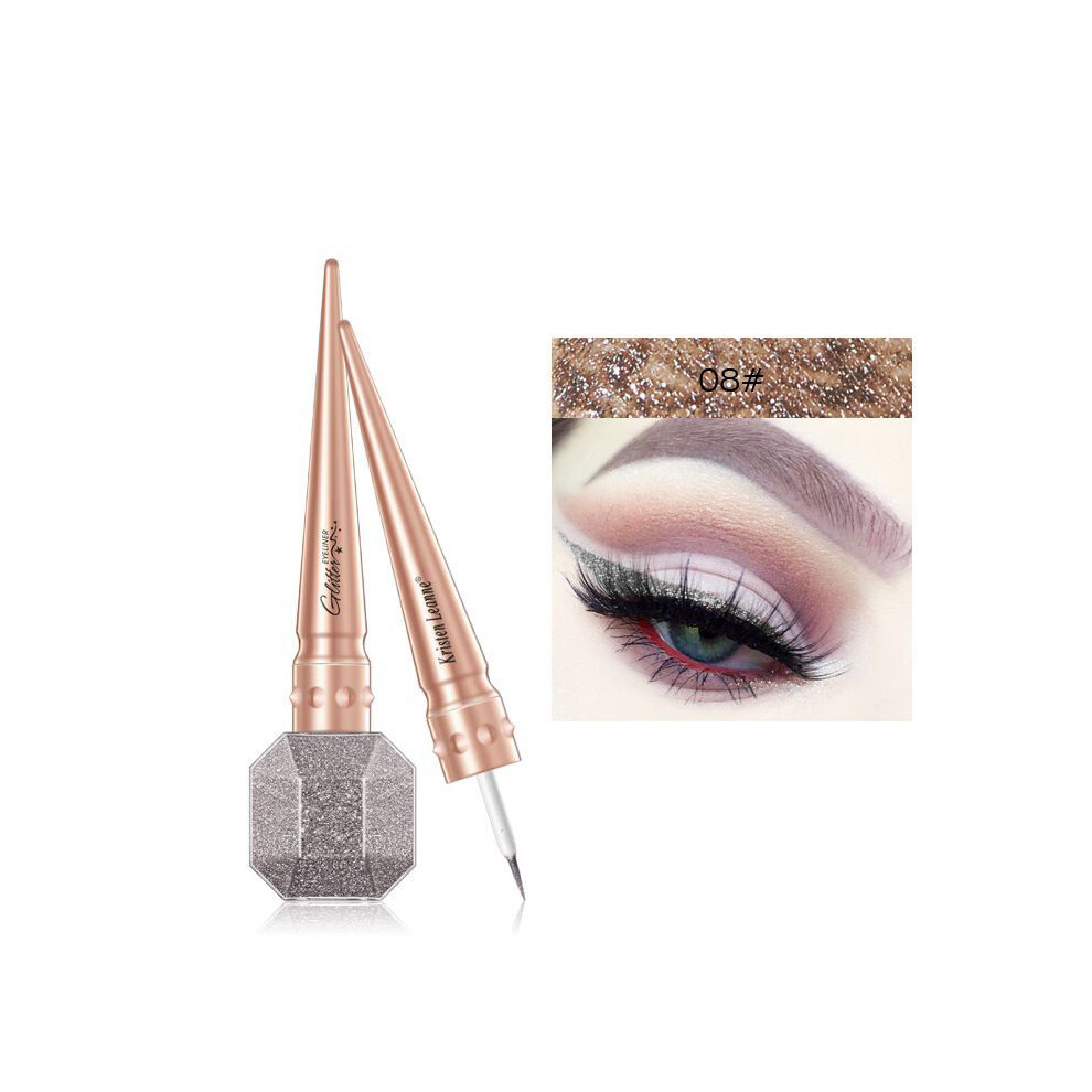 Not,Specified (08#) Pearlescent Shiny Eyeliner Makeup Eyeshadow Liquid