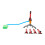 Living And Home Outdoor Stomp Rocket Toy Set 3