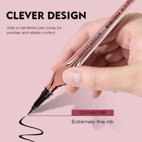 Black Matt Fast Drying Smudge-proof Eyeliner Pen 2
