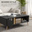 Homcom HOMCOM Coffee Table Modern Centre Table with Storage Rectangular Side Table Grey 4