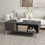 Homcom HOMCOM Coffee Table Modern Centre Table with Storage Rectangular Side Table Grey 3