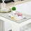 Homcom HOMCOM Bar Table Coffee Table Kitchen Dining Table with 4-Tier Shelf Grey 5