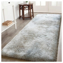 (80cm x 150cm (2ft 8" x 5ft), Light Grey) Extra Large Rug Soft Shaggy Living Room Carpet Mat