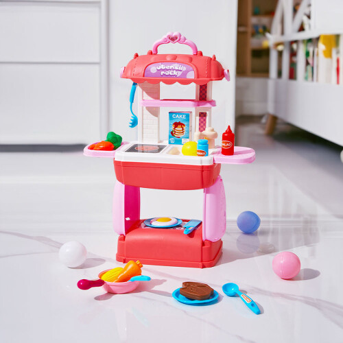 Living And Home Portable Cookhouse Toy Set