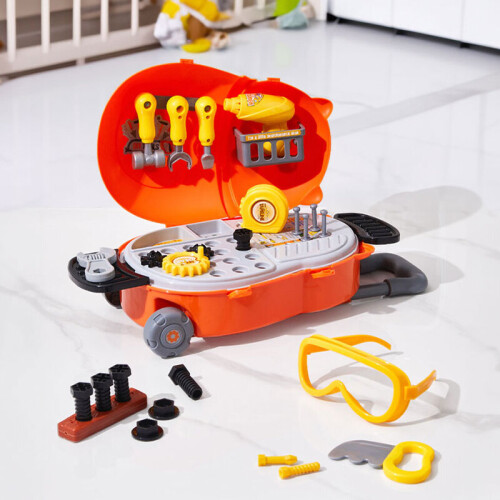 Living And Home Bear Repair Tool Luggage Kit Toy Set