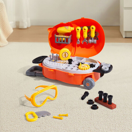 Living And Home Bear Repair Tool Luggage Kit Toy Set 1