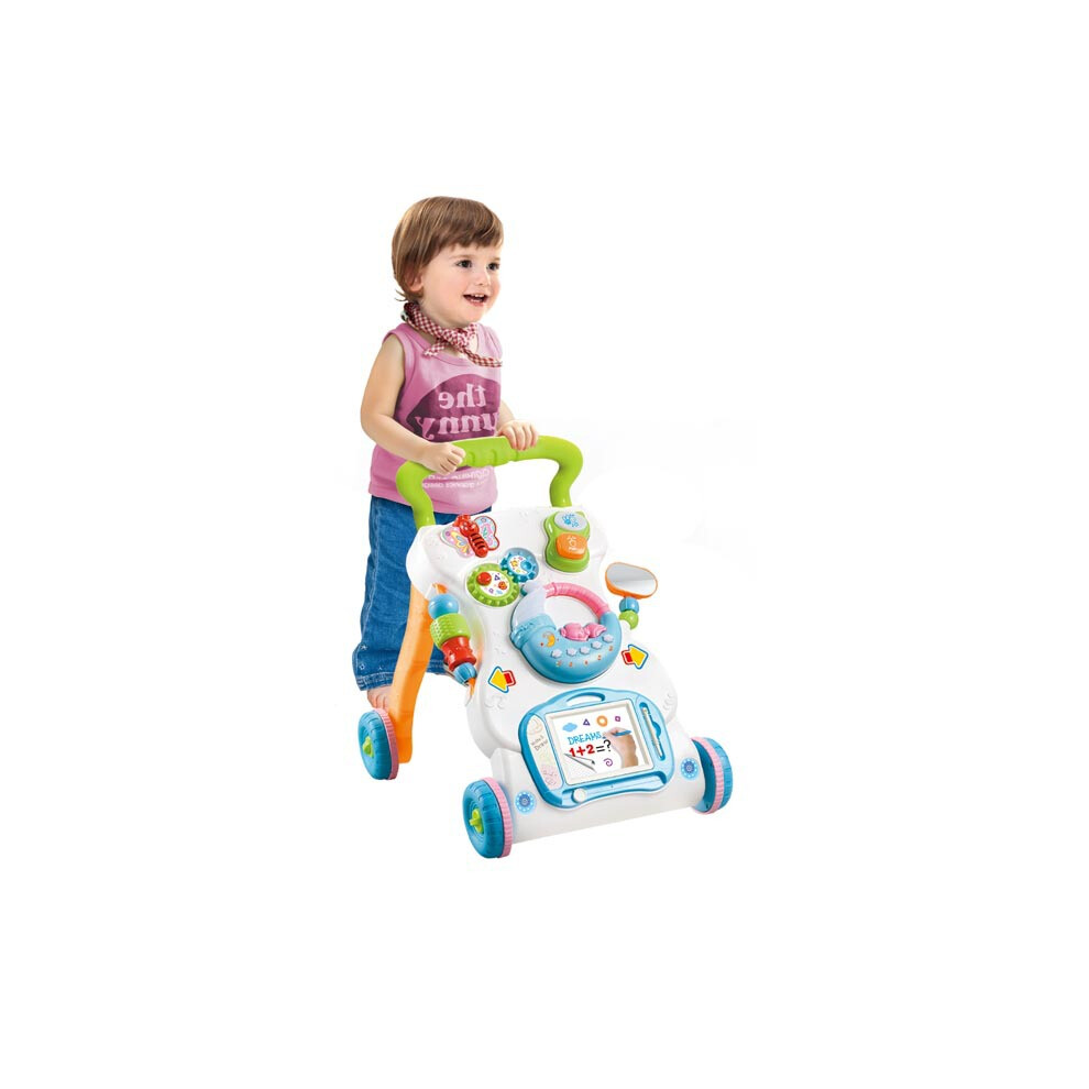 (696-r16) Music Baby Walker Toys Car with Water tank, Color box