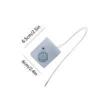 (Single lamp) Halloween Sounder Voice-activated Scary Props Halloween Decoration Sound Sensor Scream Speaker Halloween Sound Sensor