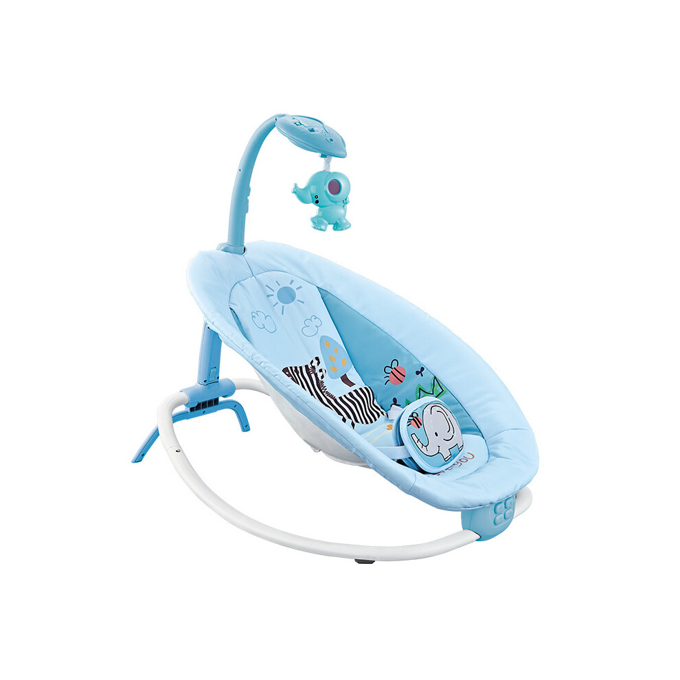 (Sky Blue) Electric Baby Infant Swing Chair Bouncer Rocker,Color box