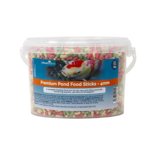 AllPondSolutions Pond Food Mixed Sticks 4mm - 3L