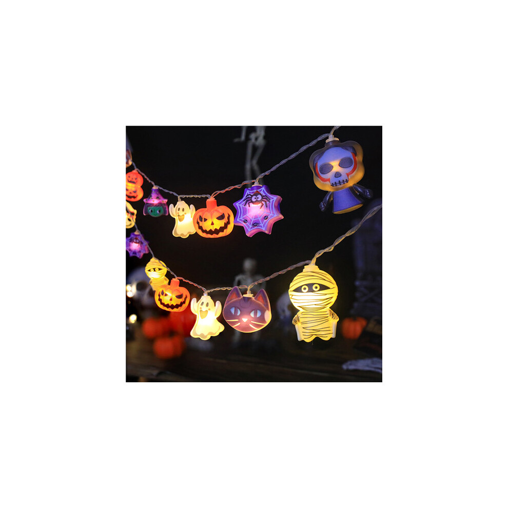 (O) 9.84 ft 20 LEDs Halloween Lights Party Decor