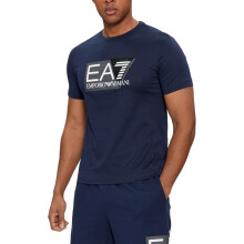 (Navy, M) ARMANI EA7 3DPT81 Mens T Shirt Casual Cotton Top