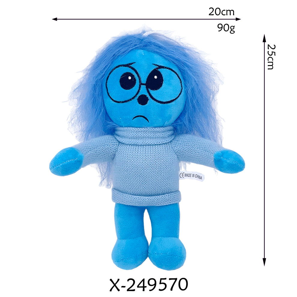 (inside out 05) Inside Out 2 Plush Dolls Inside Out Plush Toy Cute Cartoon Plushie Doll Soft Stuffed Anime Periphery Toys Kids Birthday Gifts