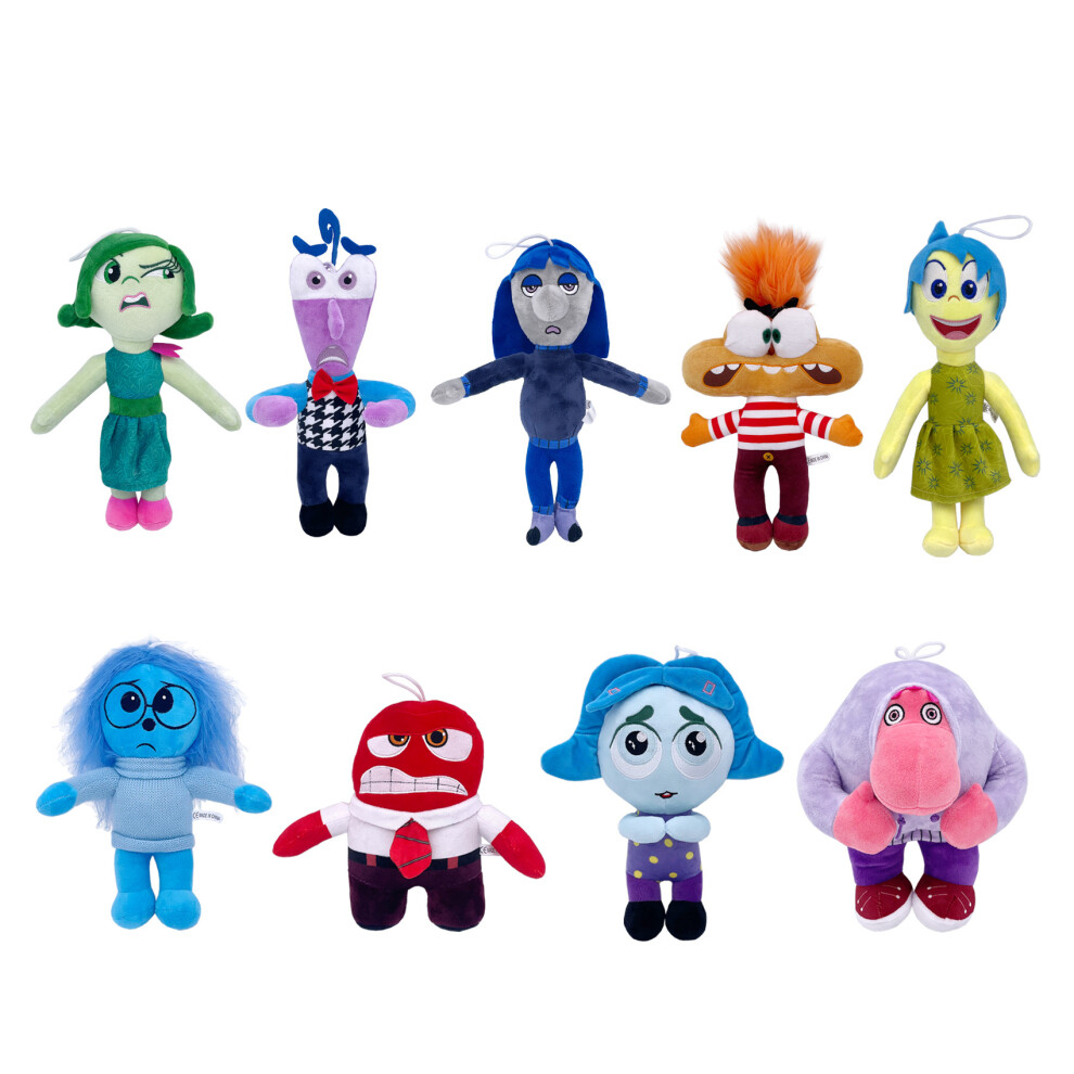 (inside out 9pcs) Inside Out 2 Plush Dolls Inside Out Plush Toy Cute Cartoon Plushie Doll Soft Stuffed Anime Periphery Toys Kids Birthday Gifts