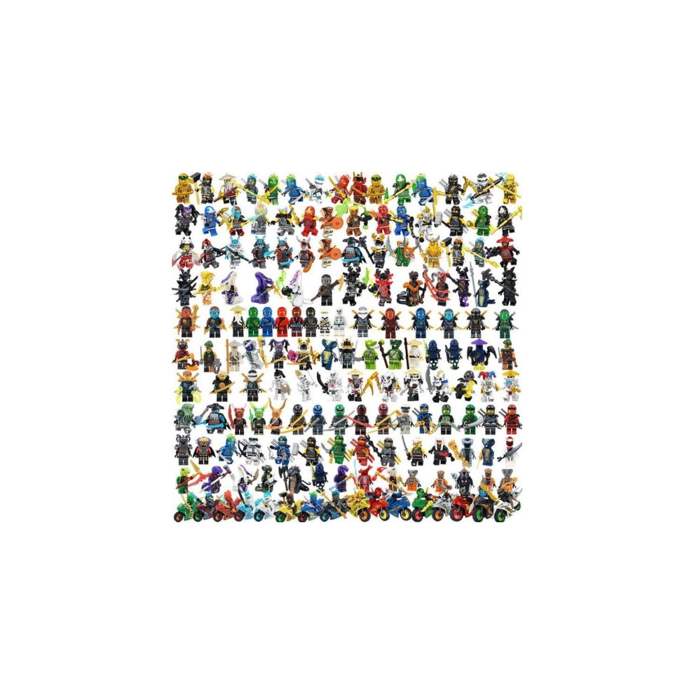 (50Pcs Random) 12-100Pcs Random Mini Figure Action Toys Building Blocks Gift For Kids