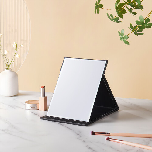 Living And Home Foldable Protable Tabletop Mirror 1