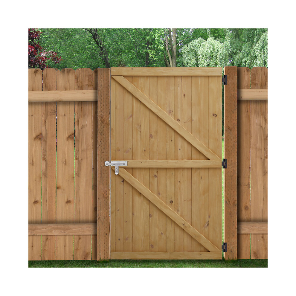Wooden Garden Gate Side Gate with Latch H 152 cm x W 91 cm
