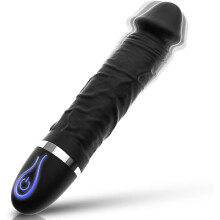 (Black) Vibrating Dildo for Men Adult Sex Toys Women, 7.7 Inch Wand Vibrator Realistic Dildos Male Vibrator for Men Anal Toy
