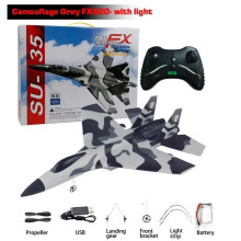 (Camouflage) SU35 RC Plane FX620 FX820 2.4G Remote Control Flying Model Glider Airplane